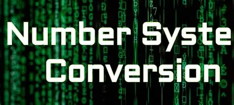 Conversion of Number System