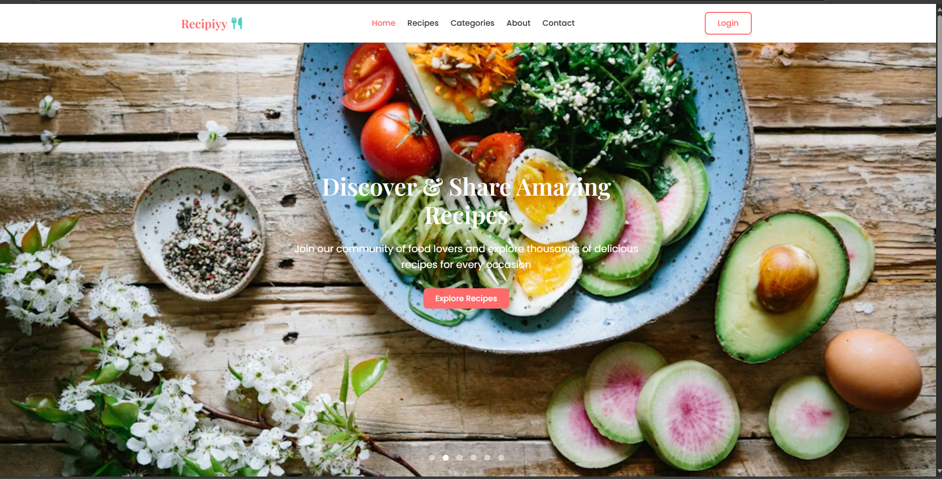 Recipiyy website screenshot